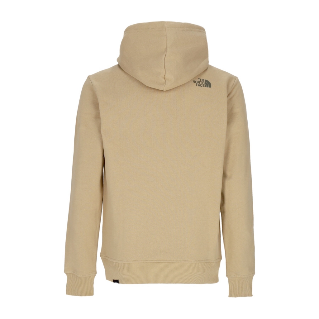 felpa cappuccio uomo standard hoodie KHAKI STONE