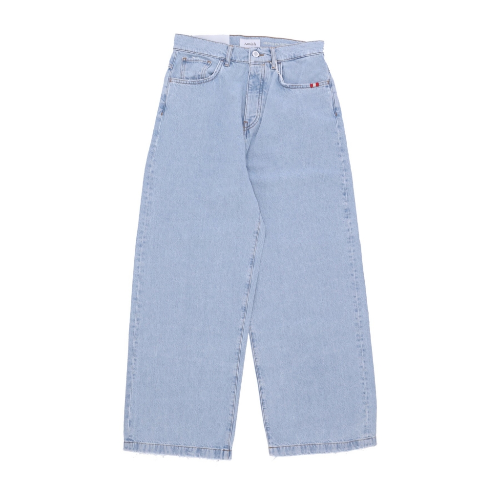 jeans uomo wide jeans recycled denim BROKEN BLEACHED