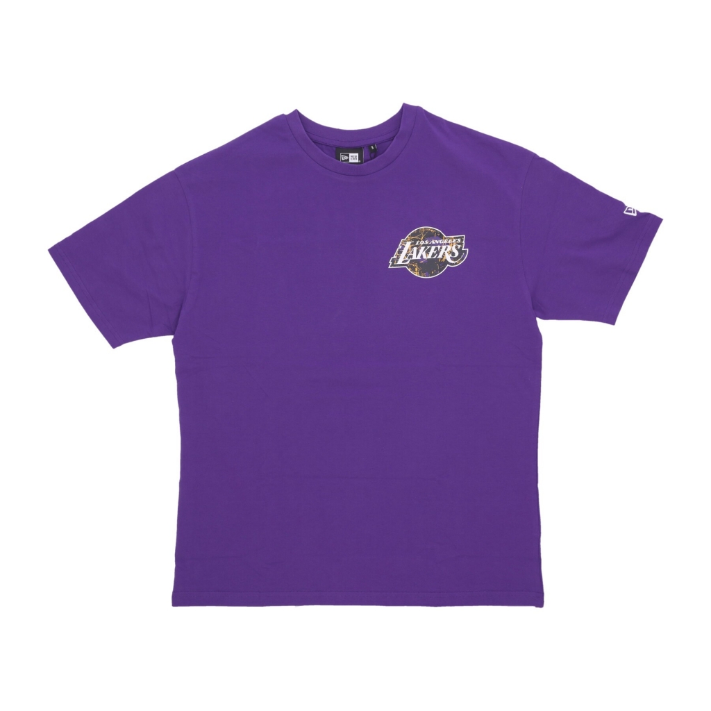 maglietta uomo nba infill team logo oversize tee loslak TRUE PURPLE/BLACK