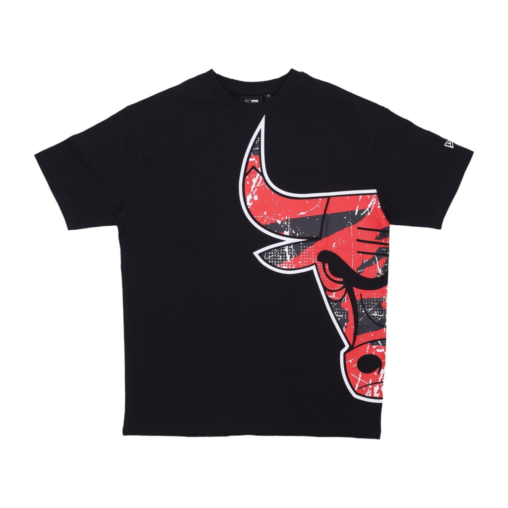 maglietta uomo nba large team logo oversize tee chibul BLACK/FRONT DOOR RED