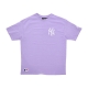 maglietta uomo mlb league essentials lc oversize tee neyyan LILAC/WHITE