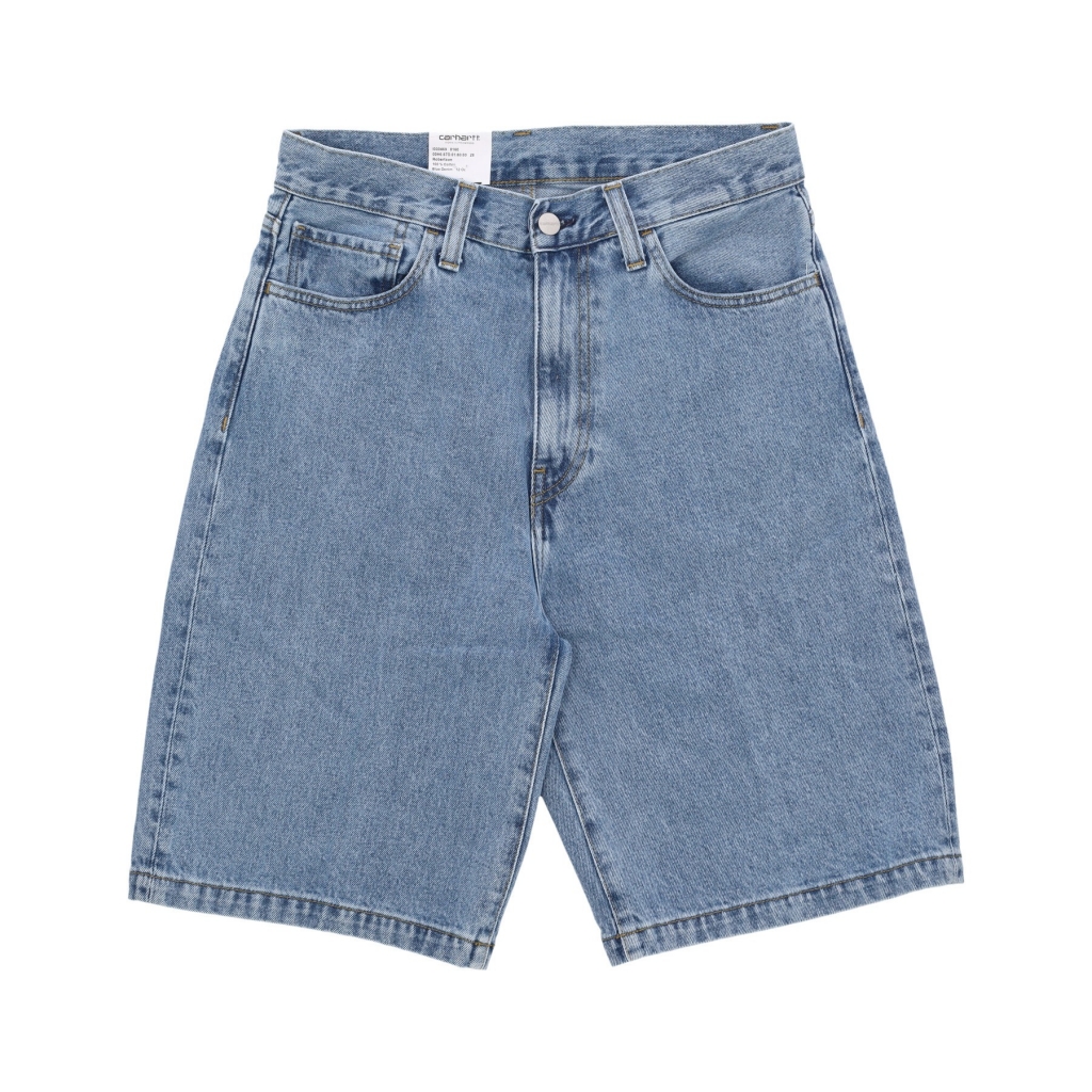jeans corto uomo landon short BLUE HEAVY STONE WASH