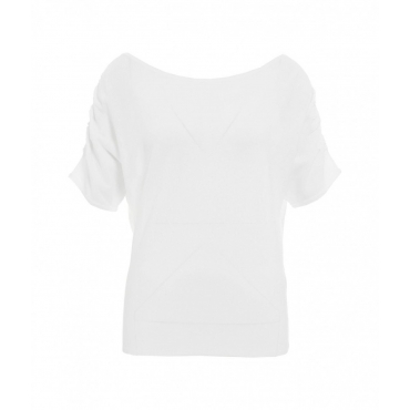 T-Shirt in maglia bianco