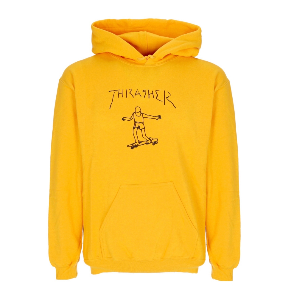 felpa cappuccio uomo gonz hoodie GOLD