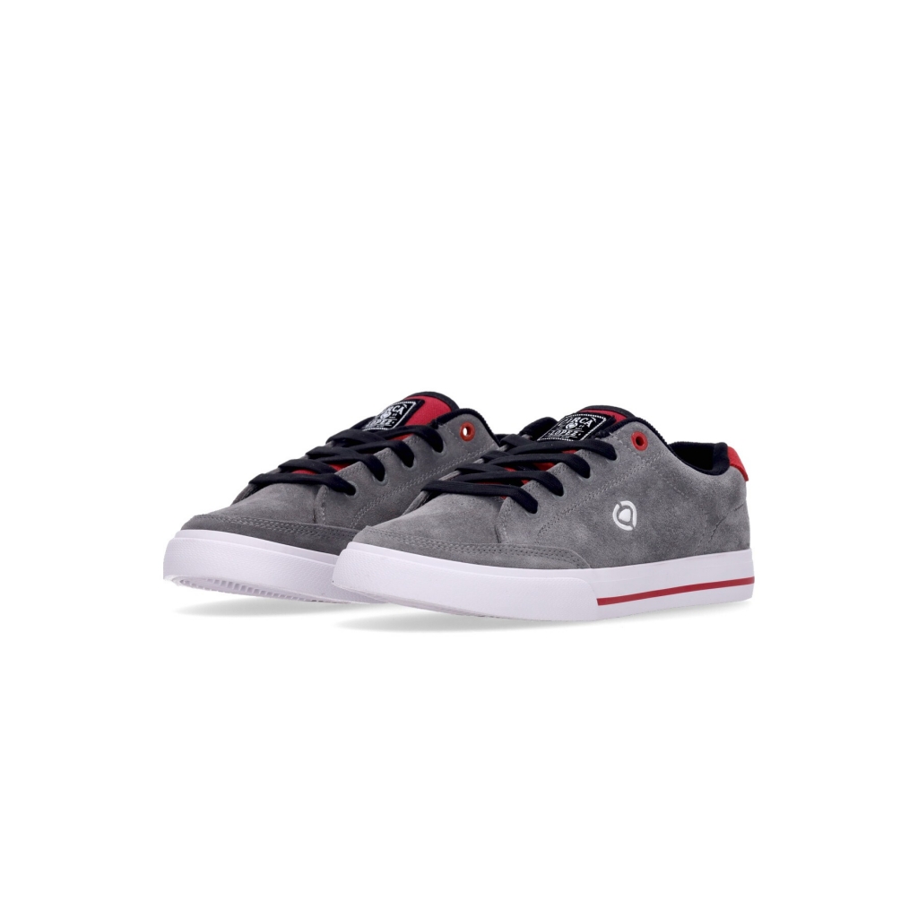 scarpe skate uomo lopez 50 slim CHARCOAL GREY/POMPEIAN RED/WHITE