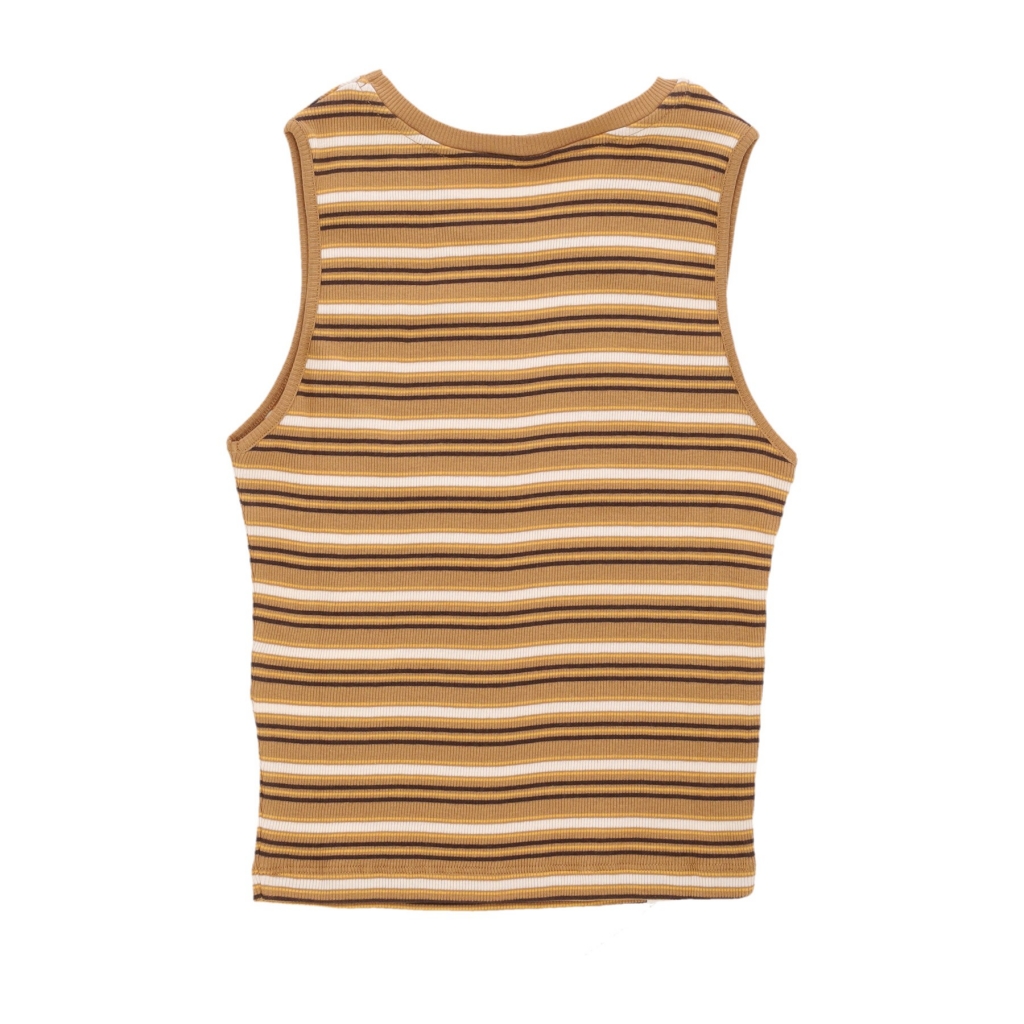 canotta corta donna mimie tank TOFFEE