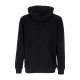 felpa cappuccio uomo varsity hoodie BLACK