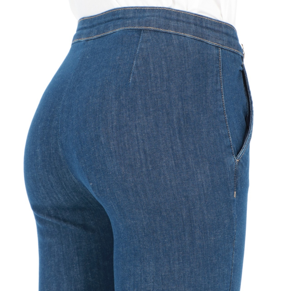 Jeans Liu Jo Jeans Donna Pant Denim Army HW DENIM BLUE
