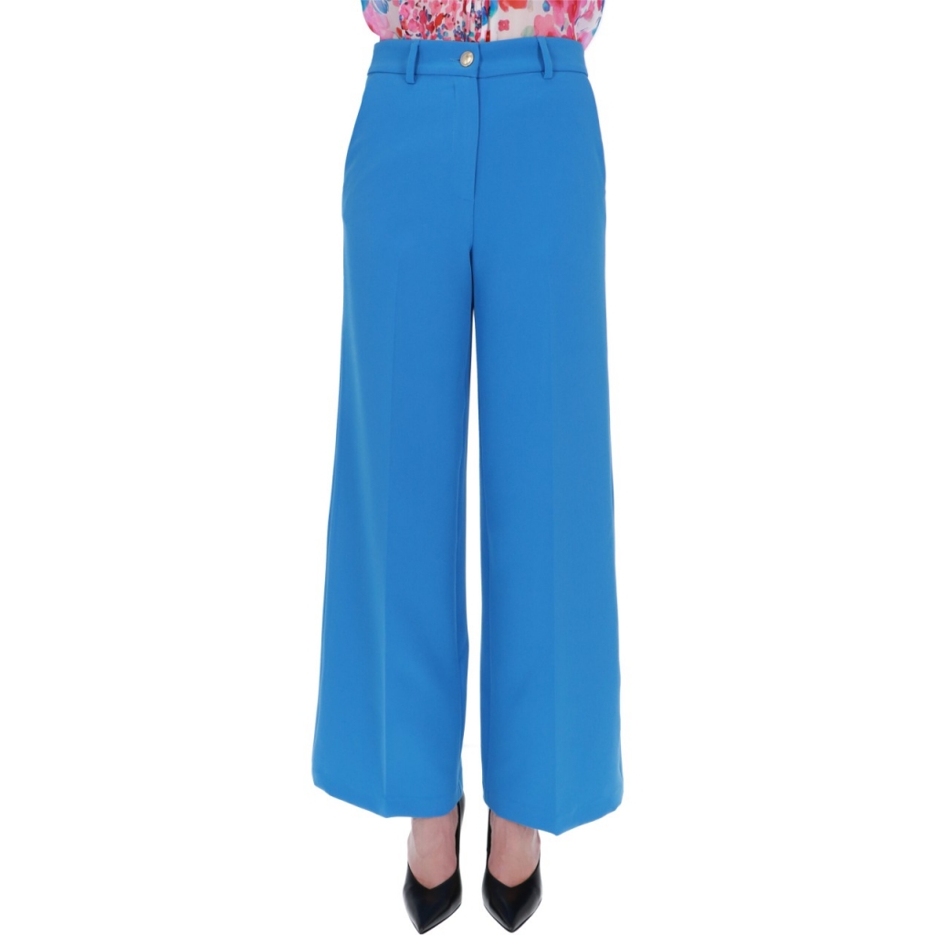 Pantalone Liu Jo Jeans Donna PalaZZo HW BLU PALAZZO