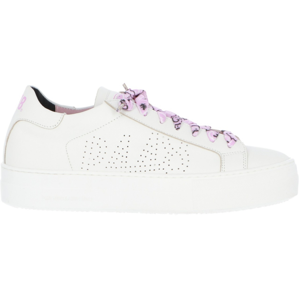 Scarpe P448 Doanna Thea Made In Italy Pelle Bandana BANDANA PINK