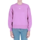 Felpa Calvin Klein Jeans Donna Mom Micro Monologo VDR IRIS ORCHID