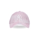 cappellino visiera curva donna mlb wmns pastel tie dye 940 neyyan PINK/WHITE