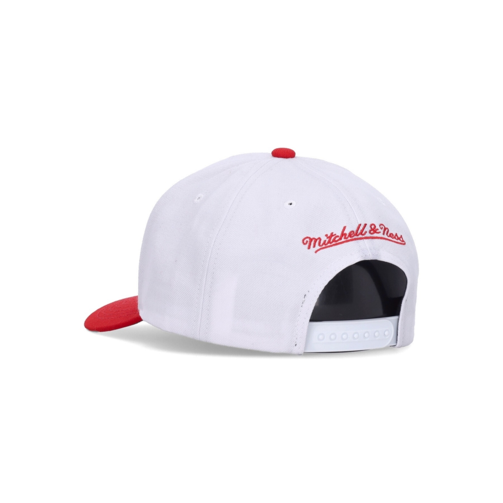 cappellino visiera curva uomo nba team 2 tone 20 pro snapback hardwood classics chibul WHITE