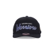 cappellino visiera curva uomo nba team script 20 stretch snapback golwar BLACK