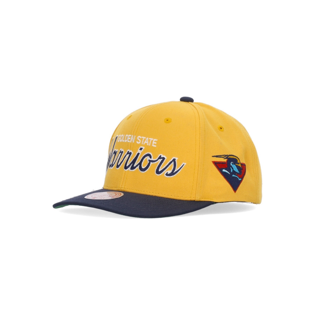 cappellino visiera curva uomo nba team script 20 pro snapback hardwood classics golwar YELLOW