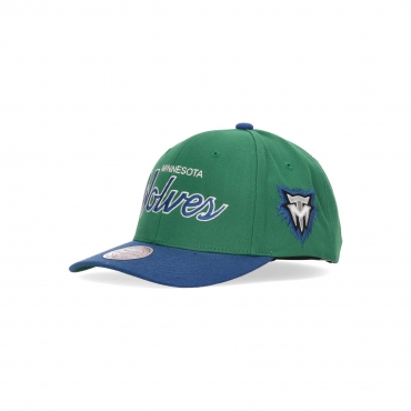 cappellino visiera curva uomo nba team script 20 pro snapback hardwood classics mintim GREEN