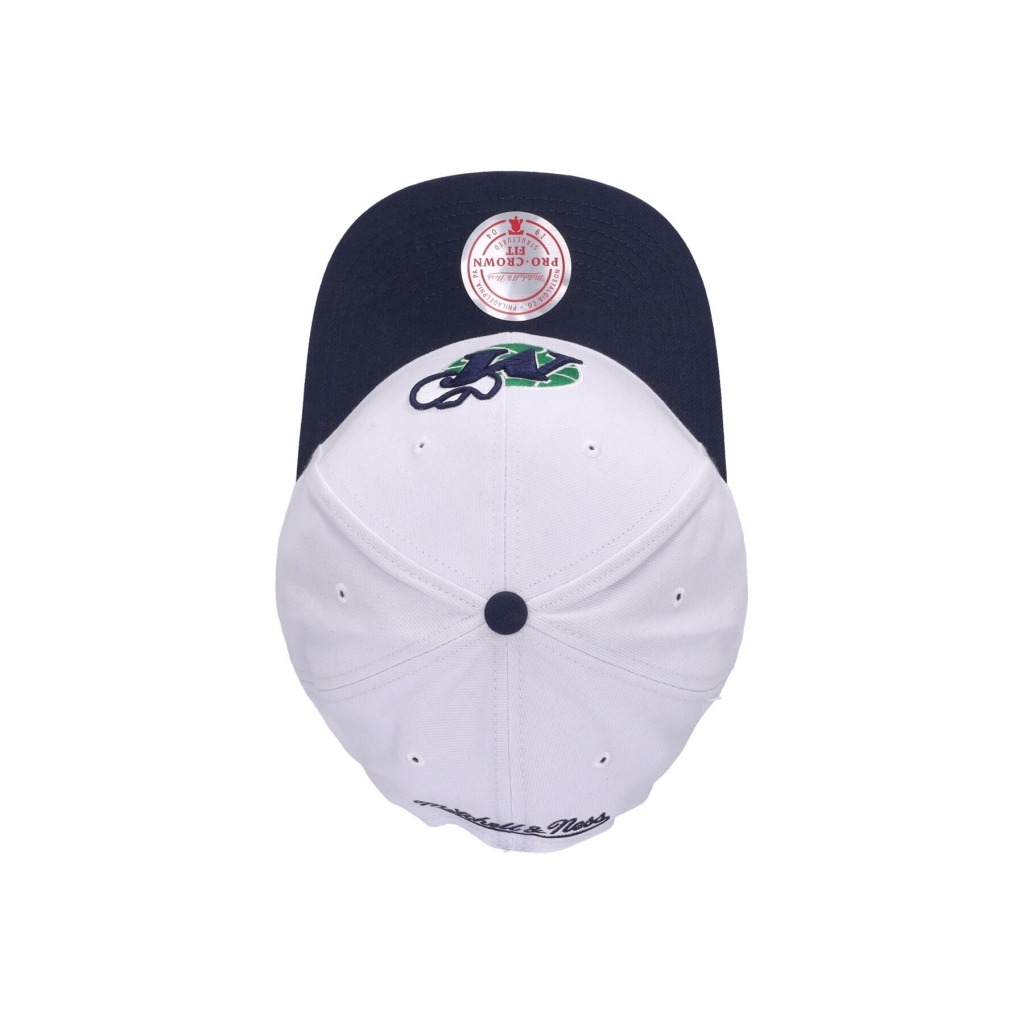 cappellino visiera curva uomo nba team 2 tone 20 pro snapback hardwood classics dalmav WHITE