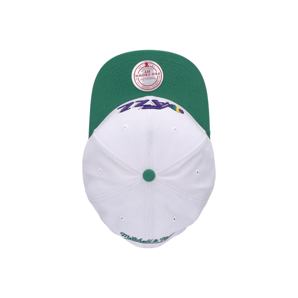 cappellino visiera curva uomo nba team 2 tone 20 pro snapback hardwood classics neojaz WHITE