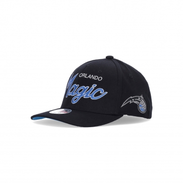 cappellino visiera curva uomo nba team script 20 stretch snapback orlmag BLACK