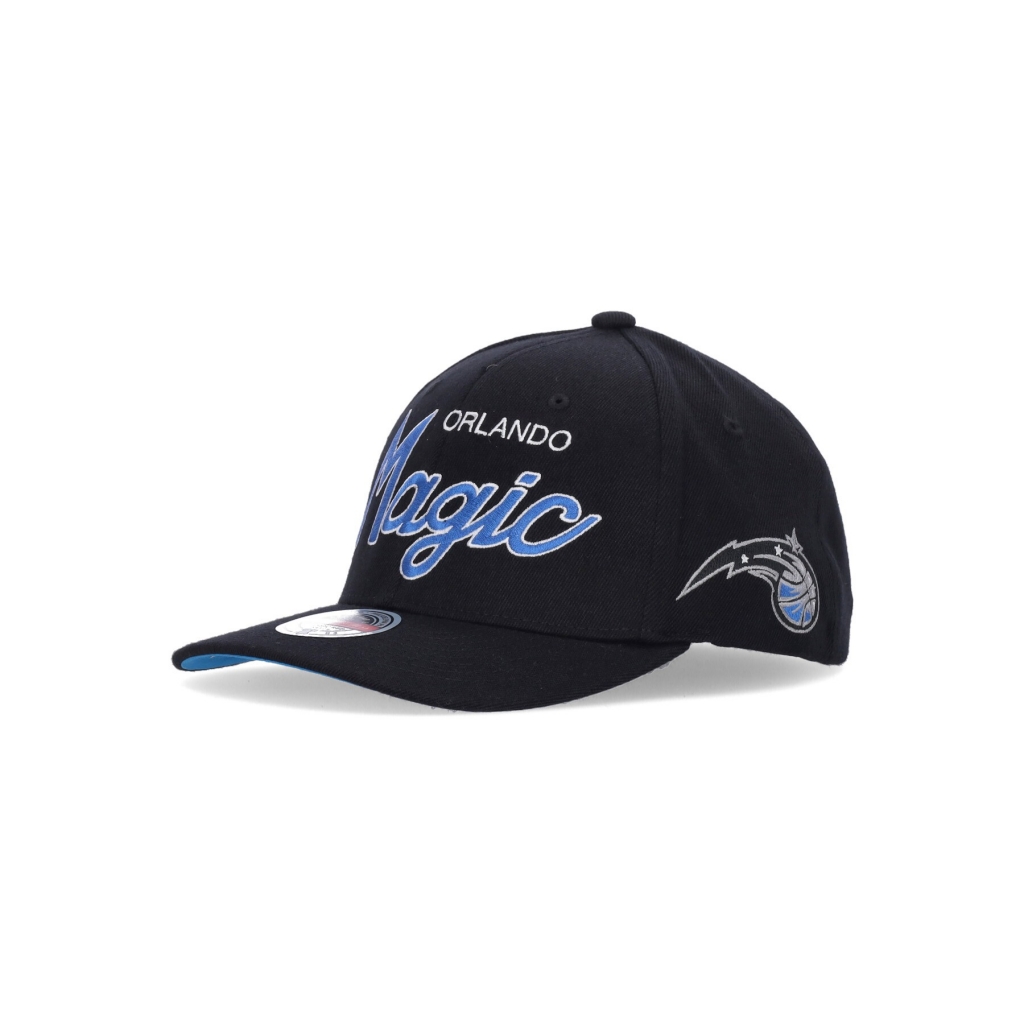cappellino visiera curva uomo nba team script 20 stretch snapback orlmag BLACK