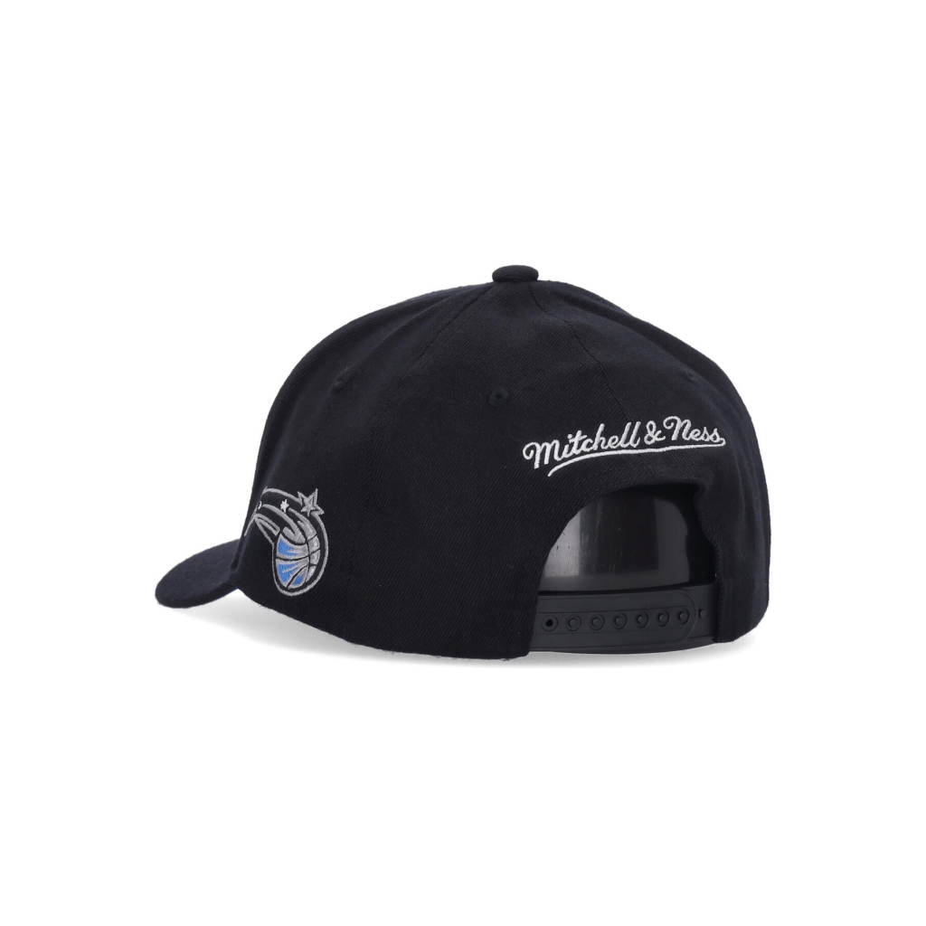 cappellino visiera curva uomo nba team script 20 stretch snapback orlmag BLACK