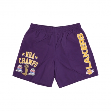 pantaloncino uomo nba team heritage woven short hardwood classics loslak PURPLE