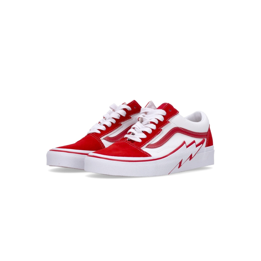 scarpa bassa uomo old skool bolt 2 TONE RED/TRUE WHITE