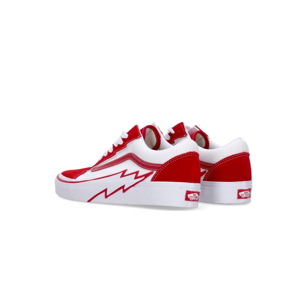 scarpa bassa uomo old skool bolt 2 TONE RED/TRUE WHITE