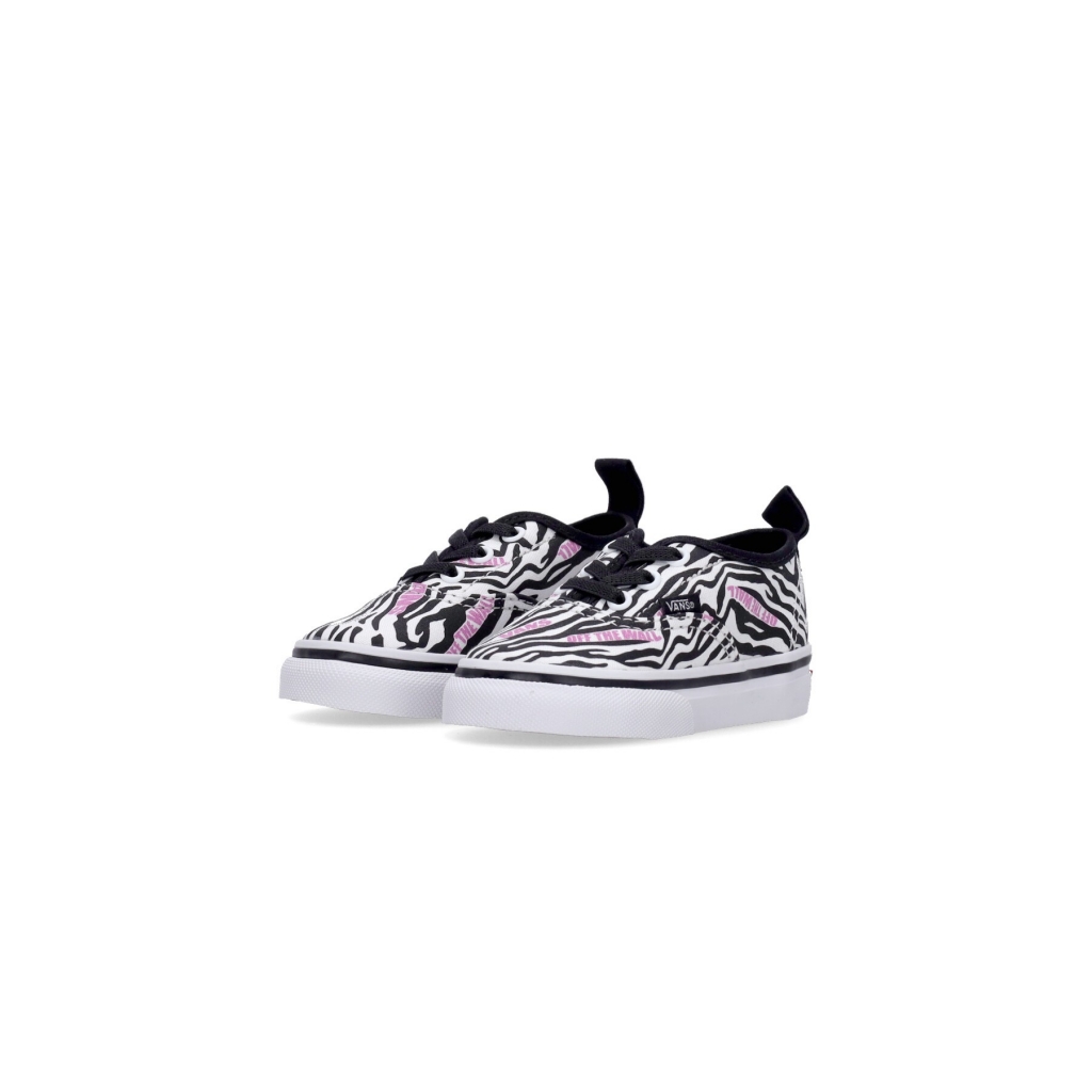 scarpa bassa bambina authentic elastic lace ZEBRA DAZE BLACK