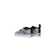 scarpa bassa bambina authentic elastic lace ZEBRA DAZE BLACK