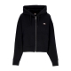 felpa cappuccio zip donna oakport zip hoodie BLACK