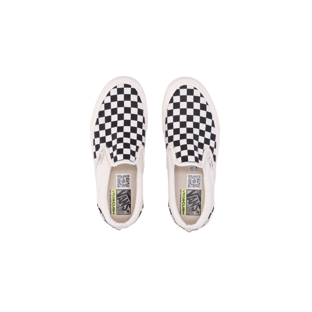 scarpa bassa uomo slip-on vr3 CHECKERBOARD BLACK/MARSHMALLOW