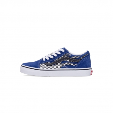 scarpa bassa ragazzo old skool REFLECT CHECK FLAME/TRUE BLUE