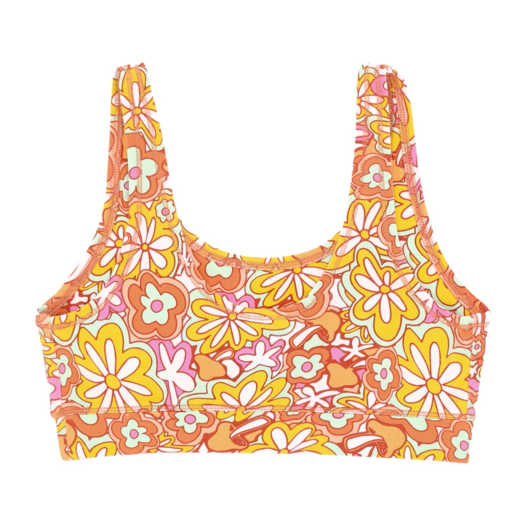 top donna flying v print bra SUN BAKED