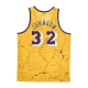 canotta tipo basket uomo nba burst mesh tank no 32 magic johnson loslak ORIGINAL TEAM COLORS