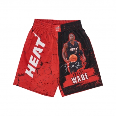 pantaloncino tipo basket uomo nba burst mesh short no 3 dwyane wade miahea ORIGINAL TEAM COLORS