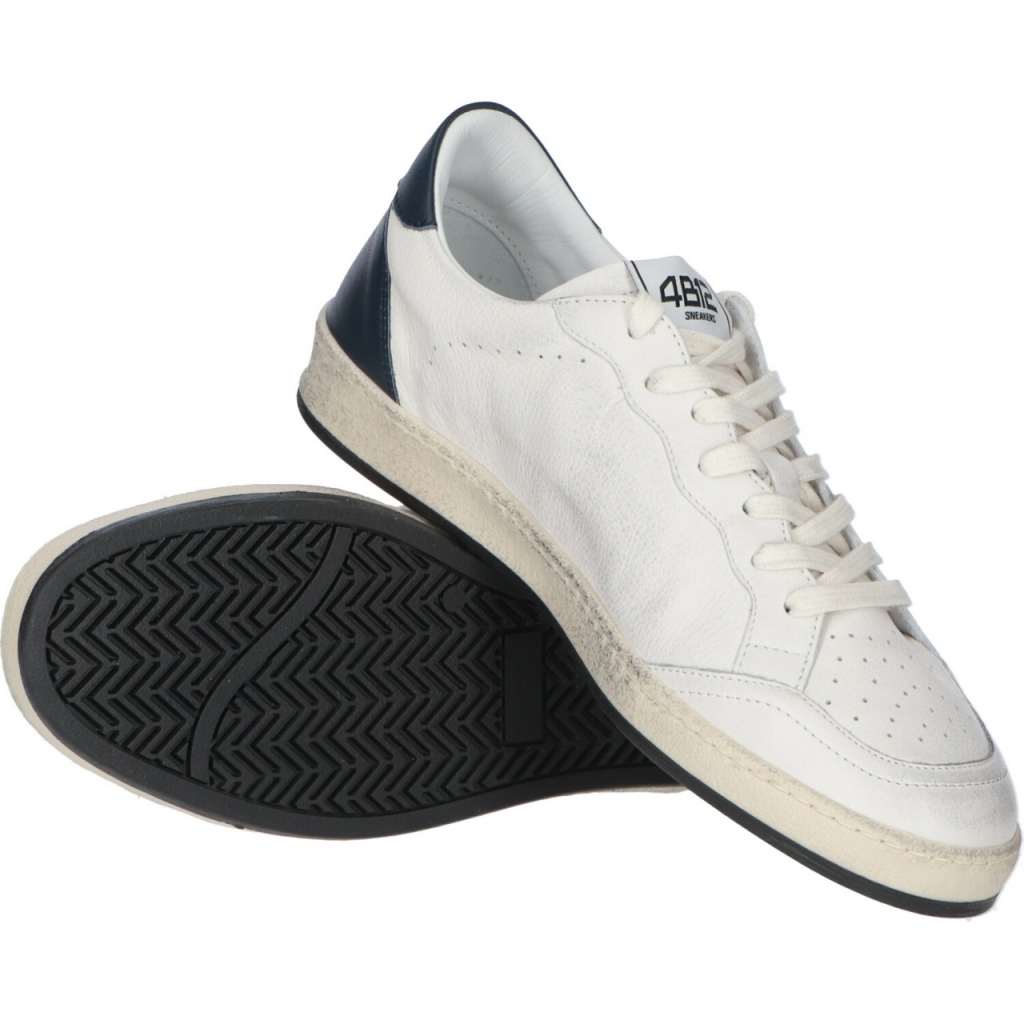 Scarpe 4B12 Uomo Play New BIANCO NAVY