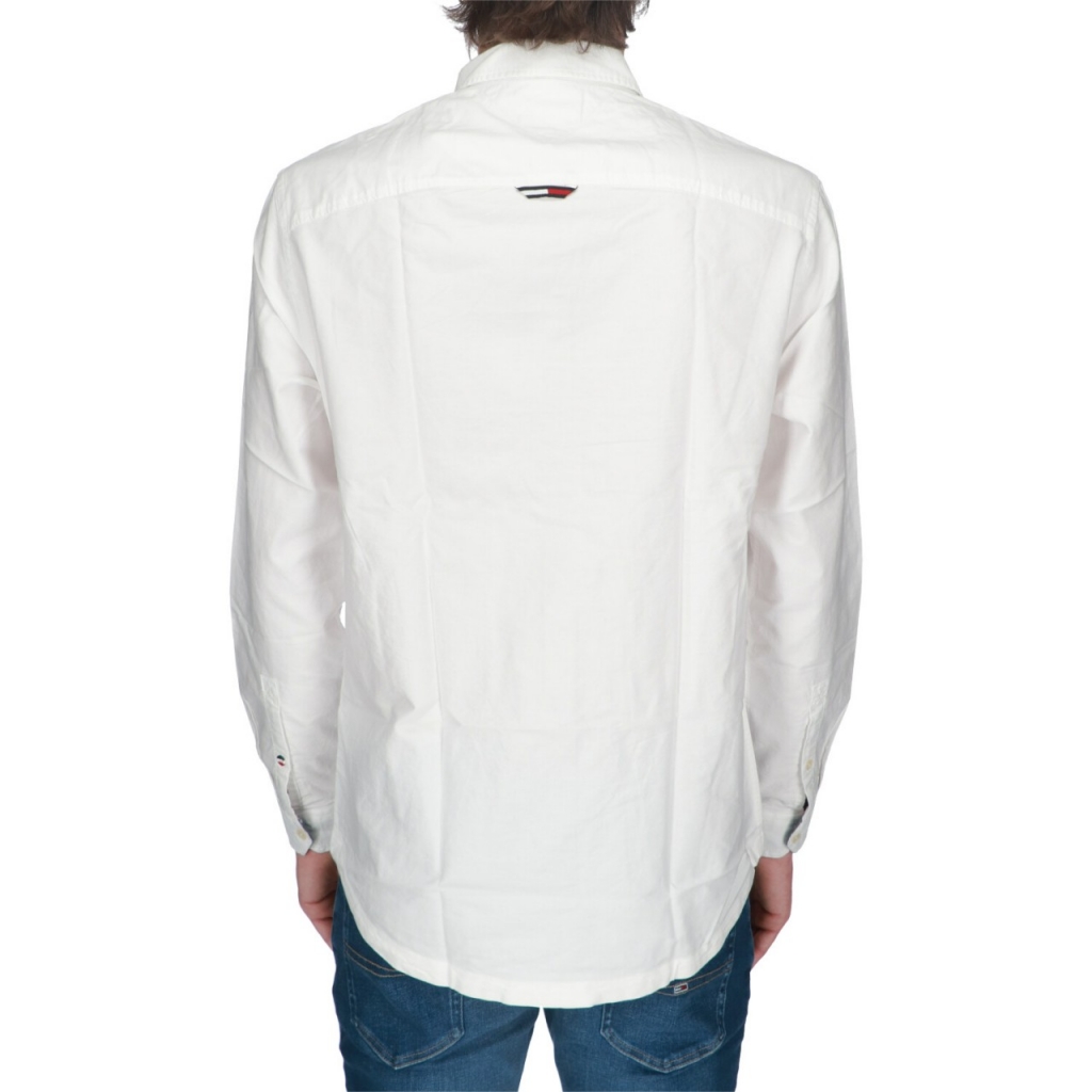 Camicia Tommy Hilfiger Jeans Uomo Classic OXford YBR WHITE