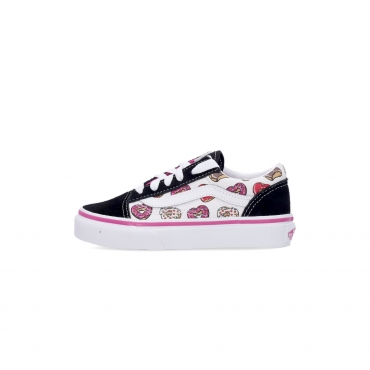 scarpa bassa ragazza old skool love BLACK/PINK