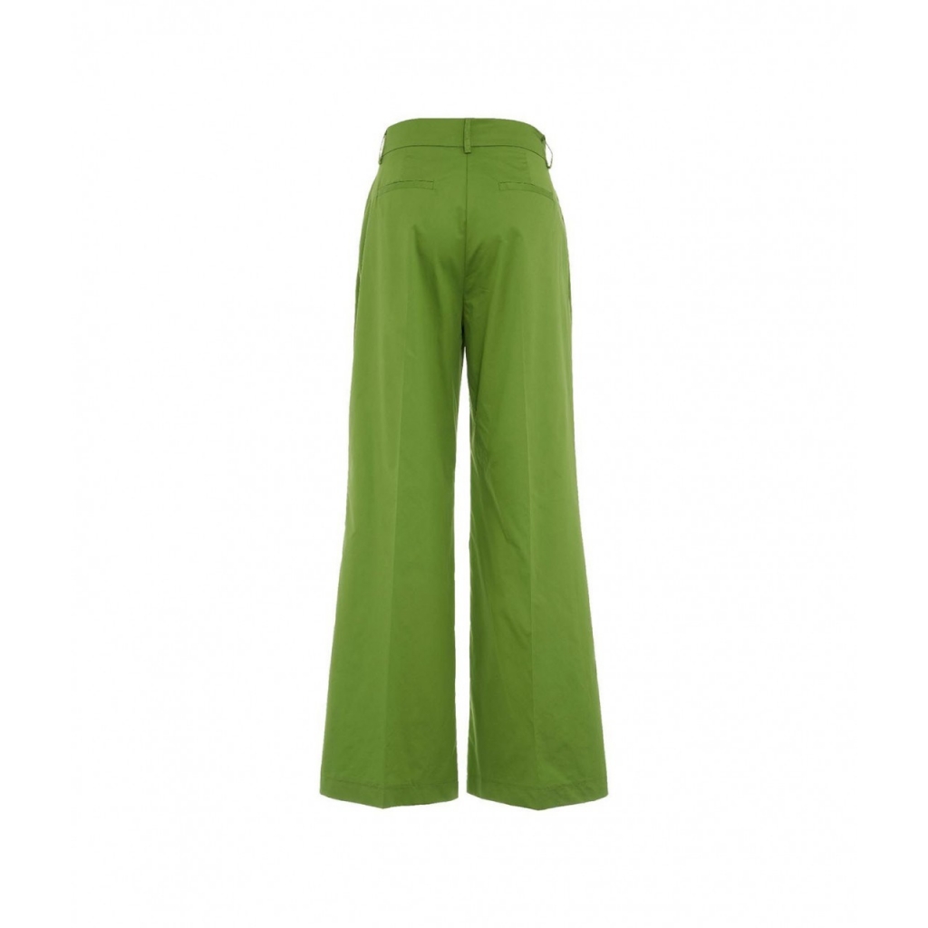 Pantalone a palazzo verde | Bowdoo.com