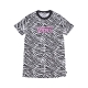 vestito ragazza zebra daze relaxed tee dress WHITE
