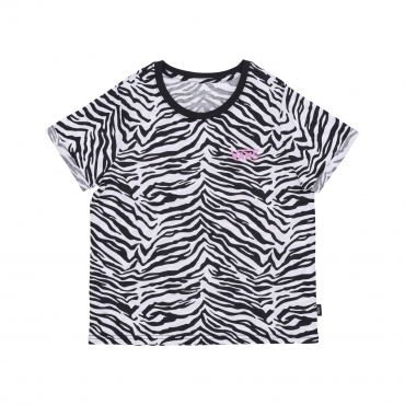 maglietta ragazza animal roll tee WHITE