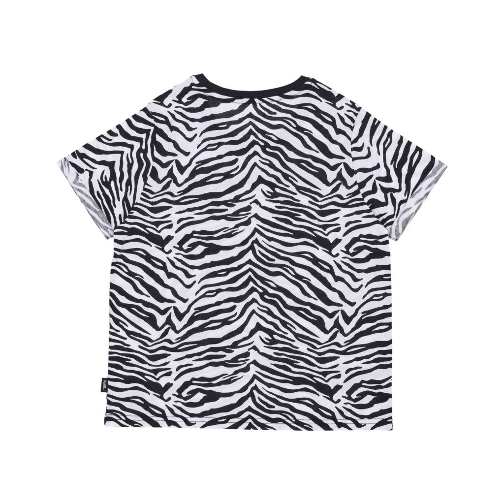 maglietta ragazza animal roll tee WHITE