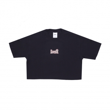 maglietta corta donna 1993 crop tee BLACK