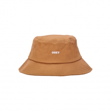 cappello da pescatore uomo bold twill bucket hat BROWN SUGAR