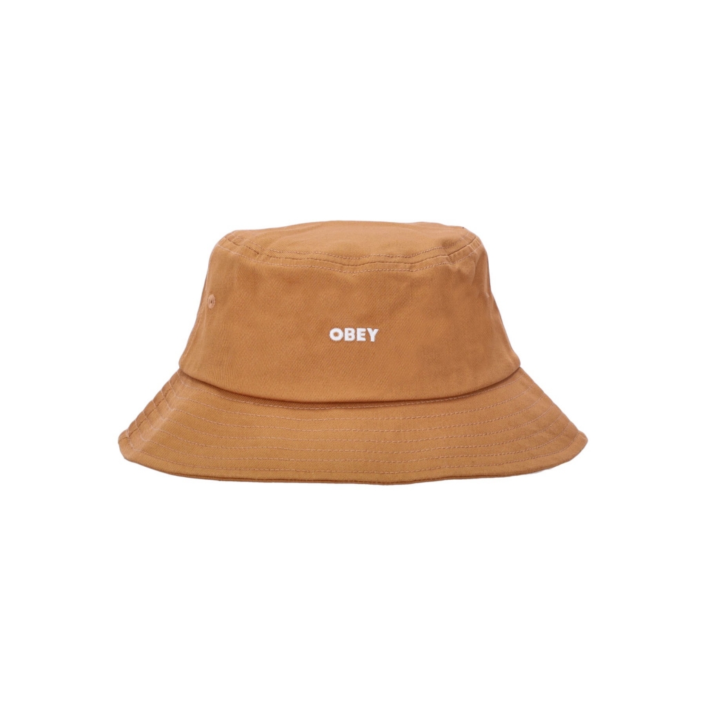 cappello da pescatore uomo bold twill bucket hat BROWN SUGAR