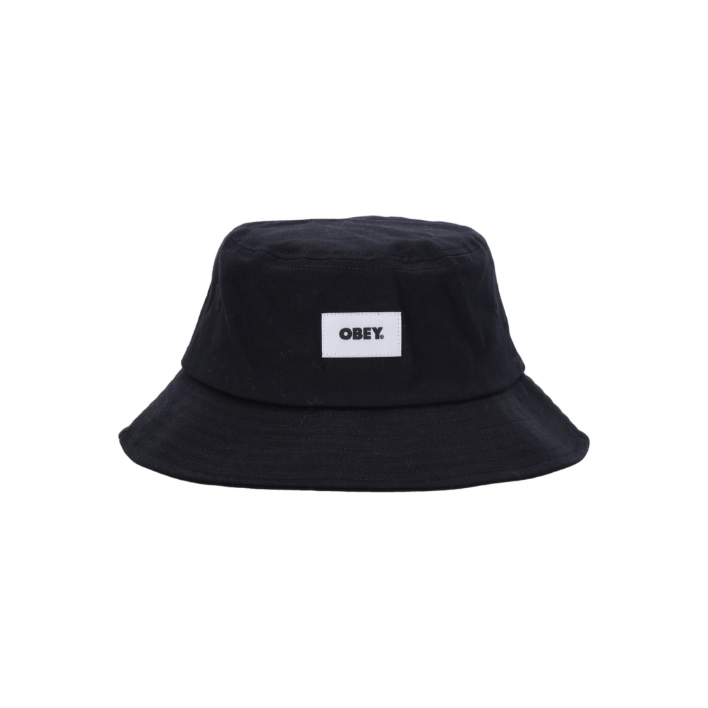 cappello da pescatore uomo bold label organic bucket hat ii BLACK