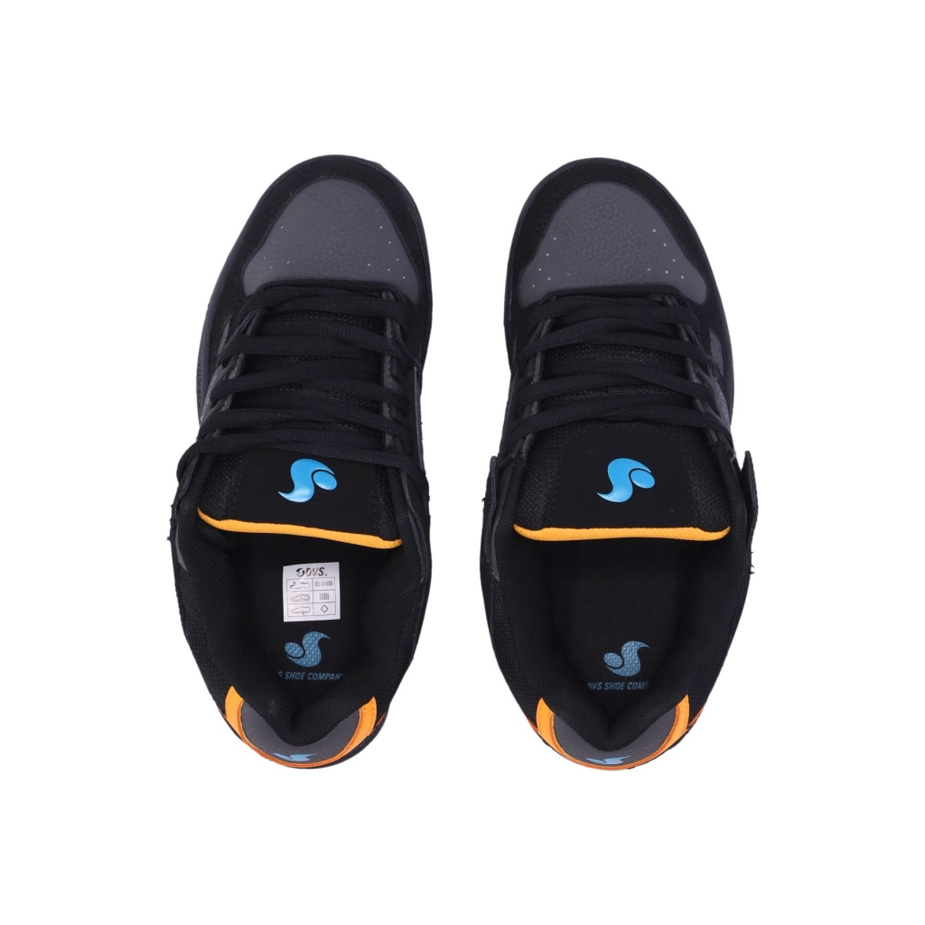 scarpe skate uomo celsius BLACK/ORANGE/BLUE/NUBUCK