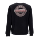felpa girocollo uomo accept no substitutes crewneck BLACK