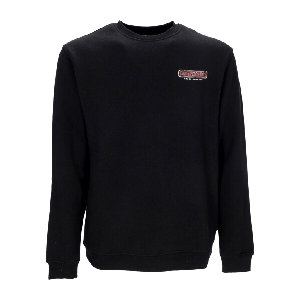felpa girocollo uomo accept no substitutes crewneck BLACK